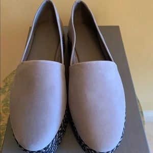 All Saints Gray Bora Platform Wedge 36.